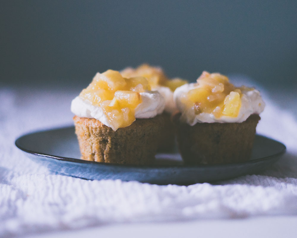 Muffins med eplemos